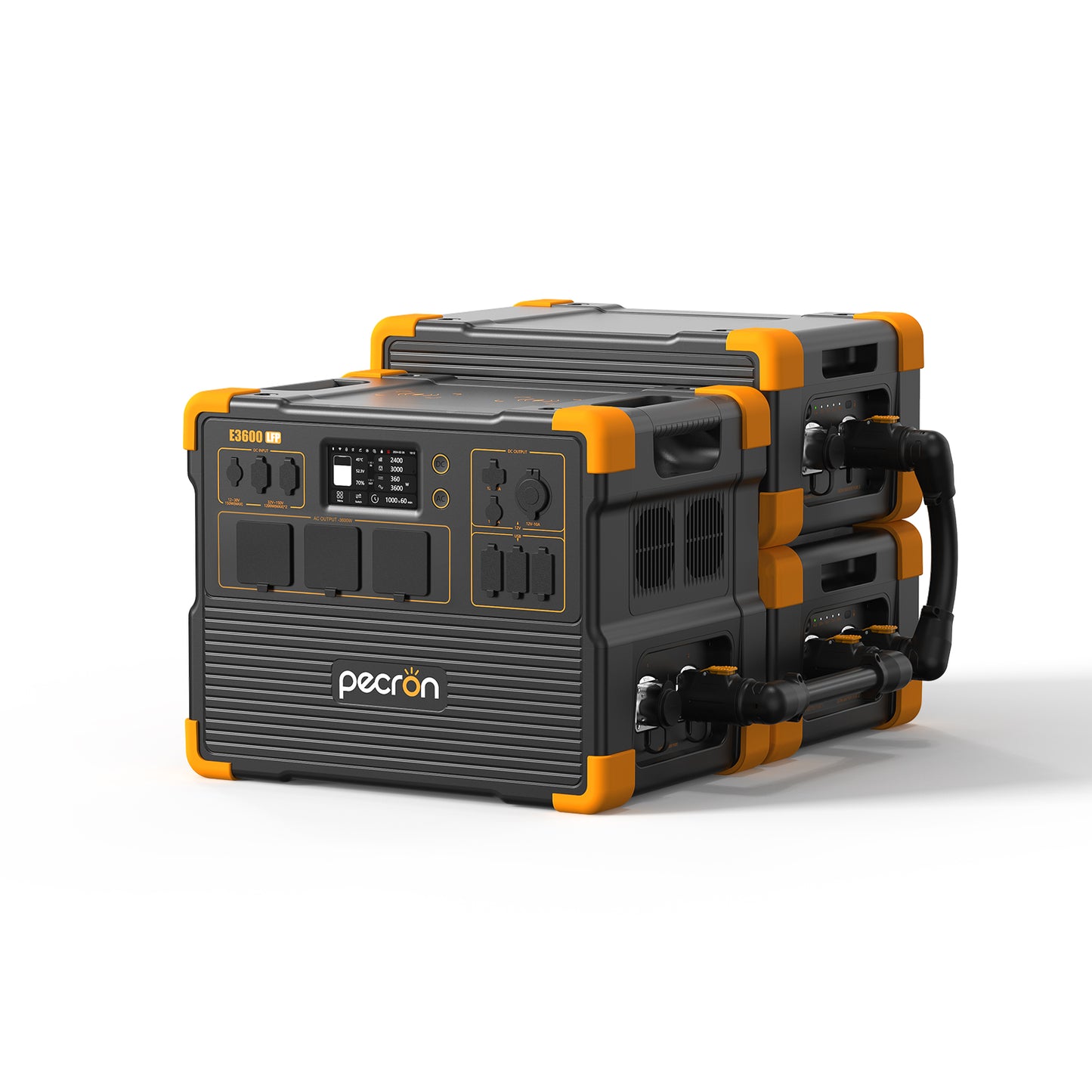 PECRON E3600LFP + 2x EP3000-48v Expansion Pack Bundle