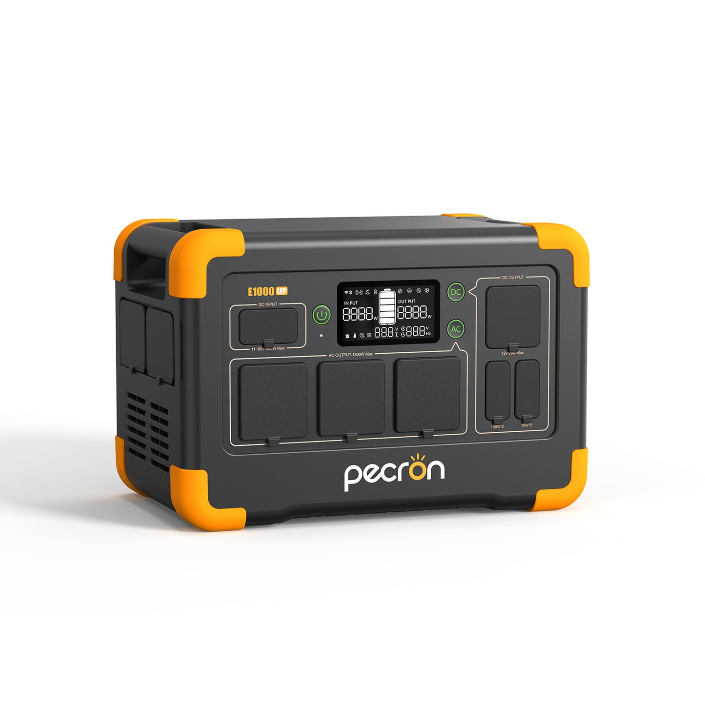 PECRON E1000LFP Portable Power Station 1800W 1024Wh