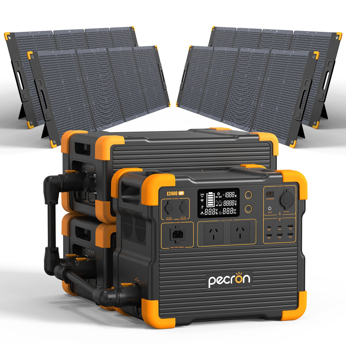 PECRON E2400LFP Portable Power Station 2400W 2048Wh
