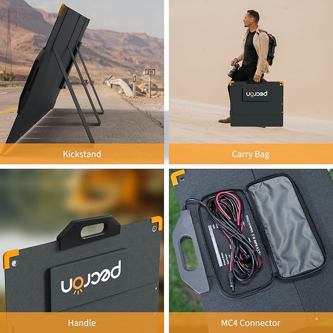 PECRON PV300 300W Portable Solar Panel Waterproof IP67