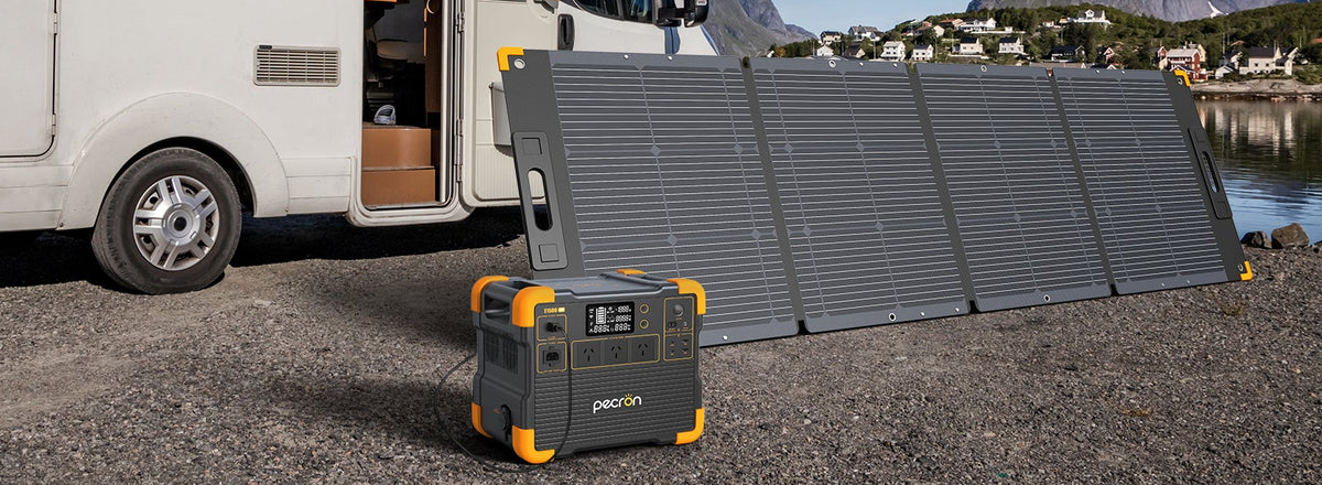 Pecron E1500LFP + 300W Portable Solar Panel