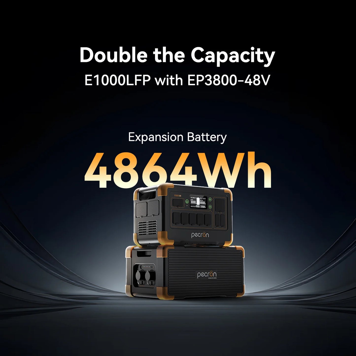 PECRON EP3800-48V Expansion Battery 3840Wh for E & F Series Pecron Portable Power Stations