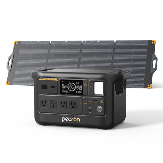 Pecron F1000LFP + 300W Portable Solar Panel