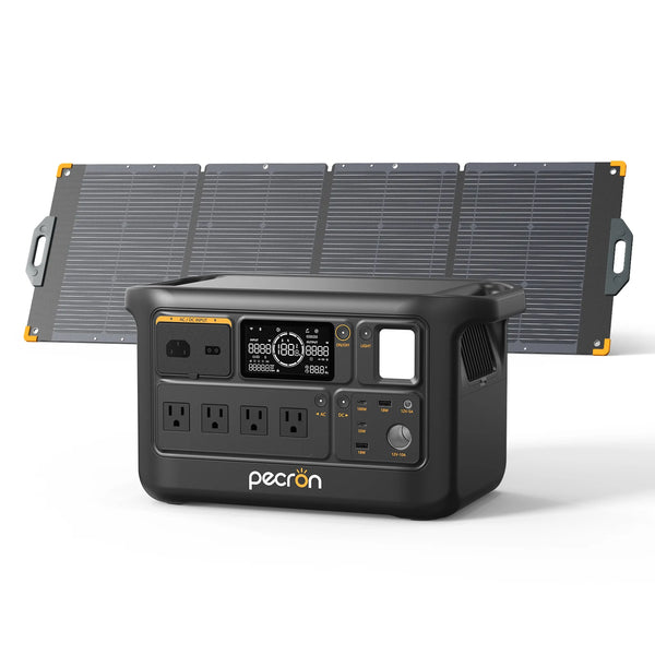 Pecron F1000LFP + 300W Portable Solar Panel